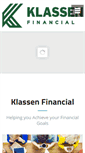 Mobile Screenshot of klassenfinancial.com